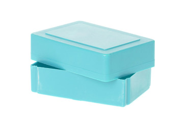 Simple old lunch box isolated