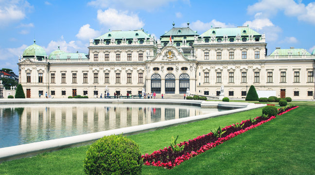 Belvedere palace in Wien, Austria