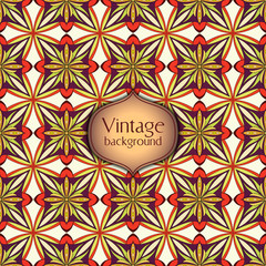 Abstract colorful geometric seamless pattern. Floral background texture.