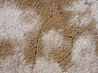 Riss in einer Wand am Haus