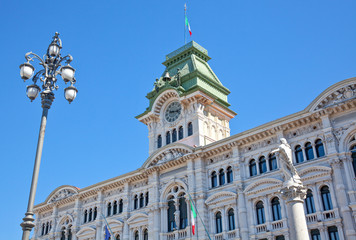 Fototapeta premium Trieste, the architectures and arts