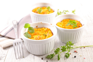 carrot flan or souffle