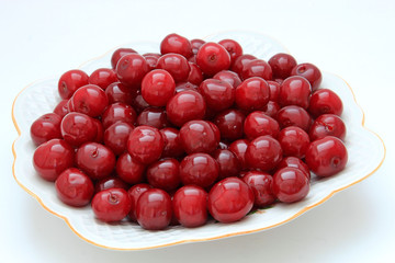 delicious ripe sweet cherry