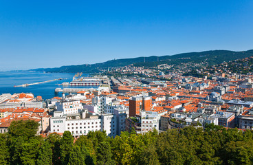 Naklejka na ściany i meble Trieste, the architectures and arts