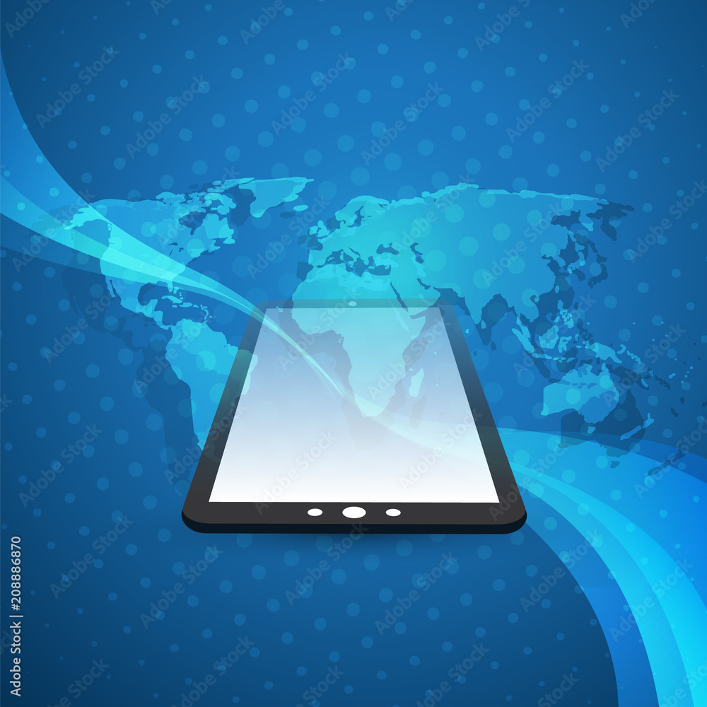 Poster digital network connections, technology background - cloud computing design concept with transparent