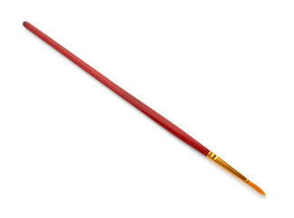 Paint brush on white background