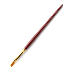 Paint brush on white background