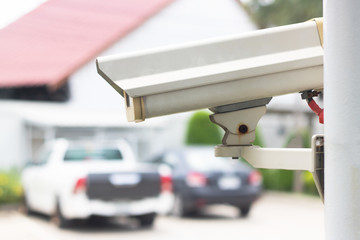 cctv security camera crime protect at car park