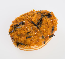 donut or fresh donut on a background.