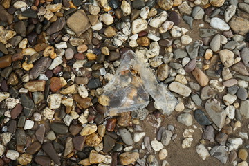 Plastikmüll am Strand