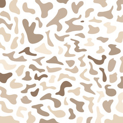 Hand-drawn camouflage wallpaper pattern