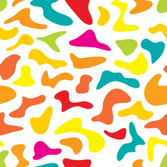 Colorful camouflage seamless pattern