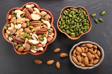 Mix of nuts.