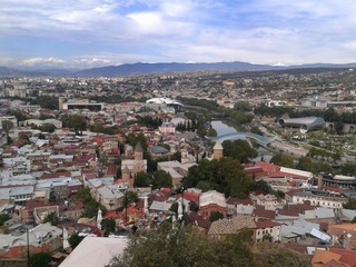Fototapeta premium old Tbilisi grand view