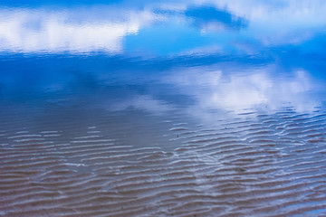 View of sea storm is coming at Hua Hin Beach Prachuab Khirikhan, Thailand.