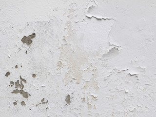 white wall with cracks