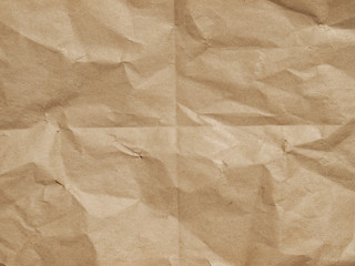 Fototapeta premium Old blank crumpled paper