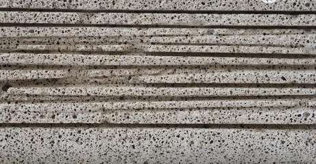 Texture of concrete in horizontal line
