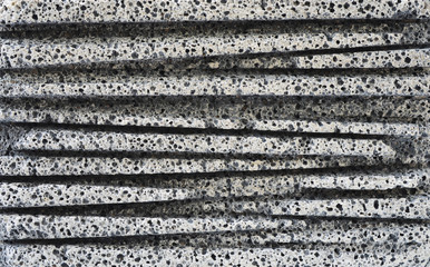 Texture of concrete in horizontal line