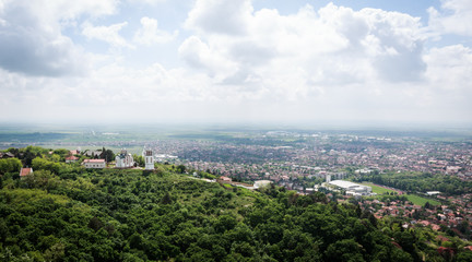 Vrsac city landscape in Serbia