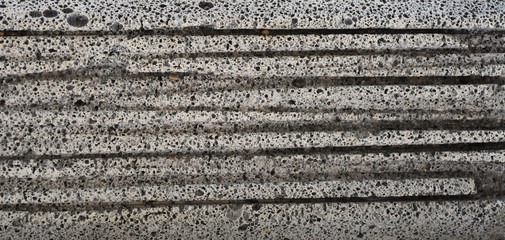 Texture of concrete in horizontal line