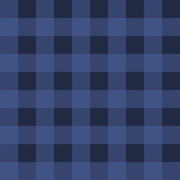 Checkered navy, seamless pattern. Vector art.