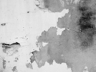 dirty white wall with crack