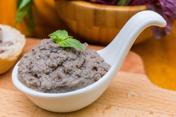grinder on spoon delicious