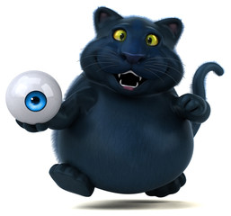 Fun cat - 3D Illustration