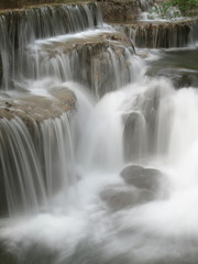Mountain stream, Huay Mae waterfall, Kanjanaburi Thailand