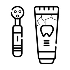 Mouthwash icon vector