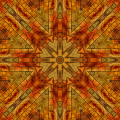 abstrakt boden ornament mosaik oktagonal