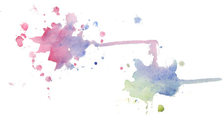 Hand drawn watercolor abstract pattern background