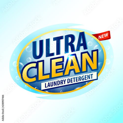 vector design template of laundry detergent detergent powder design