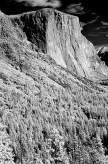 Fototapeta na wymiar Infrared Yosemite Valley El Capitan