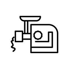 Meat grinder icon vector