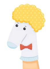 Hand Sock Puppet Illustration