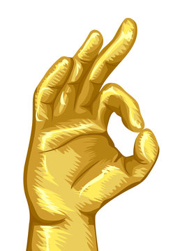 recommend clip art: Hand Vitarka Mudra Illustration
