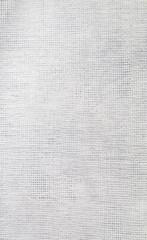 Close up of white woven fabric structure