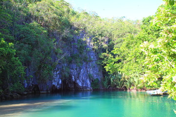 Puerto-Princesa Subterranean River National Park in Palawan Island, Philippines