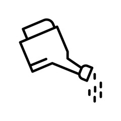 Watering can icon vector