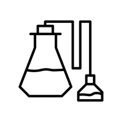 laboratory tubes icon vector