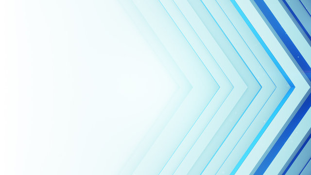 Fototapeta Blue and white background with rhombic 3D lines