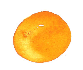 Hand drawn watercolor illustration background round spot 