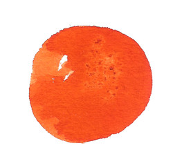 Hand drawn watercolor illustration background round spot 