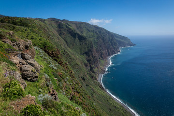 Fototapeta na wymiar Ponta do Pargo in Madeira island, Portugal
