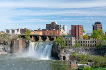 High Falls of Rochester, New York - obrazy, fototapety, plakaty