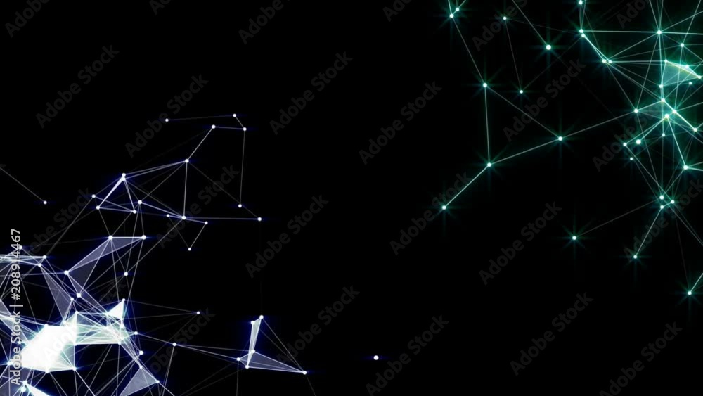 Poster the crystal lattice. interaction of magical structures. place for text. business fairy background. s