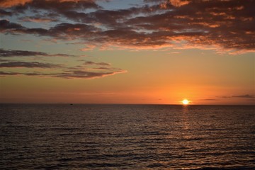 Fototapeta na wymiar Sunset.Seaford beach.Australia