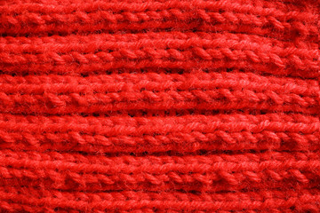 Knitted fabric texture, closeup
